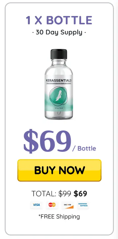 Kerassentials 1 bottle price